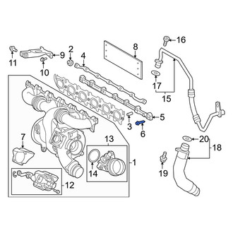 Toyota OE - Turbocharger Mounting Bolt