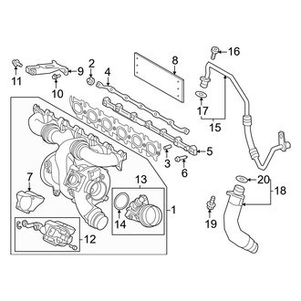 Toyota OE - Engine - Turbocharger & Components (3.0L)