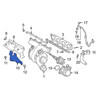 Toyota OE - Lower Turbocharger Mount Heat Shield
