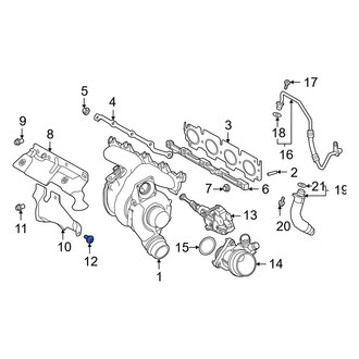Toyota OE - Turbocharger Mount Heat Shield Bolt