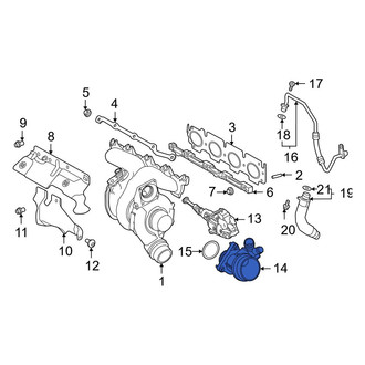 Toyota OE - Turbocharger Inlet Hose
