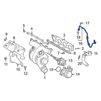 Toyota OE - Turbocharger Oil Line