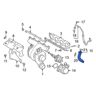 Toyota OE - Turbocharger Oil Line