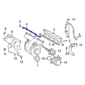 Toyota OE - Upper Turbocharger Bracket