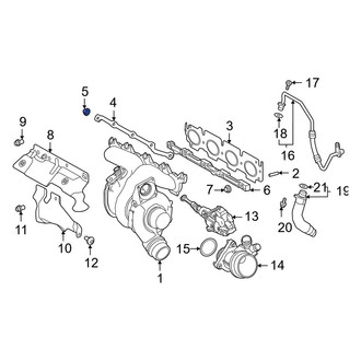 Toyota OE - Turbocharger Nut