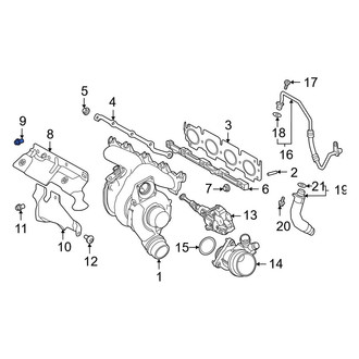 Toyota OE - Turbocharger Mount Heat Shield Bolt