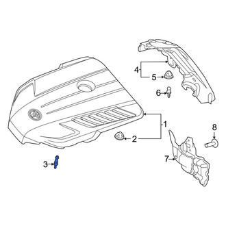 Toyota OE - Front Engine Cover Stud
