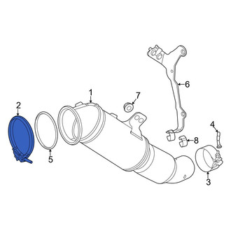 Toyota OE - Front Catalytic Converter Clamp