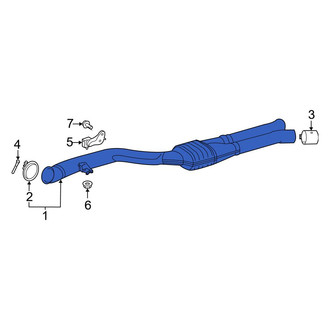 Toyota OE - Exhaust Crossover Pipe