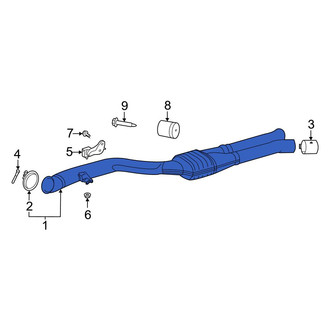 Toyota OE - Exhaust Crossover Pipe