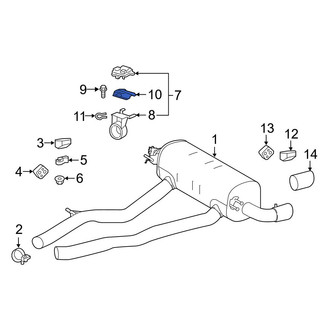 Toyota OE - Exhaust Control Valve Actuator Insulator