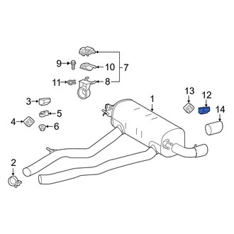 Toyota OE - Exhaust System Hanger Bracket