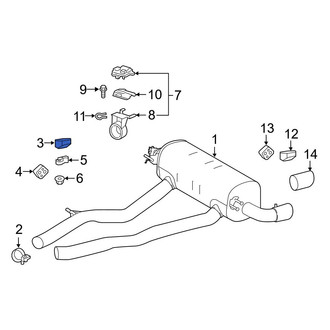 Toyota OE - Exhaust System Hanger Bracket