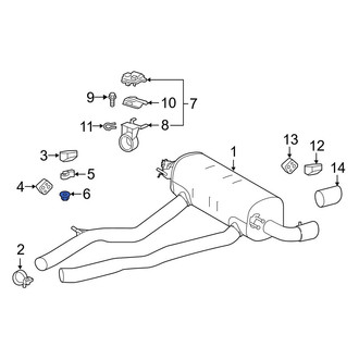 Toyota OE - Exhaust System Hanger Nut