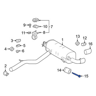 Toyota OE - Exhaust System Hanger Bolt