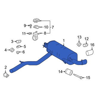 Toyota OE - Exhaust Muffler