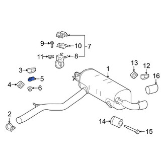 Toyota OE - Exhaust System Hanger Bracket