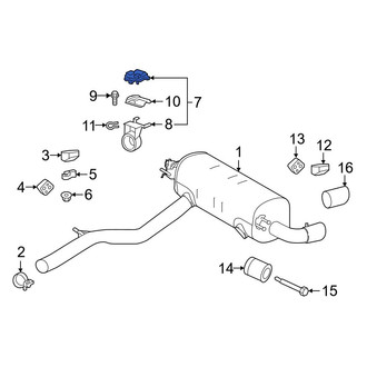 Toyota OE - Exhaust Control Valve Actuator