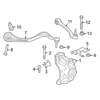 Toyota OE - Front Suspension - Suspension Components (Base / Launch Edition / Premium)