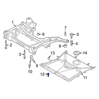 Toyota OE - Radiator Support Splash Shield Bolt