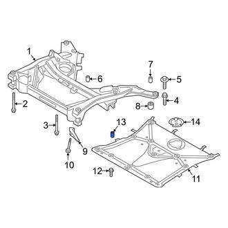 Toyota OE - Radiator Support Splash Shield Nut
