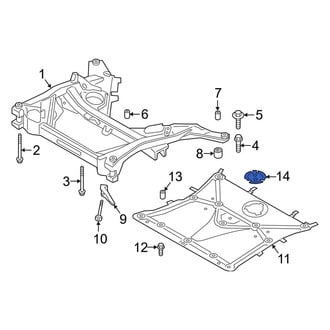 Toyota OE - Engine Oil Drain Plug Access Cover
