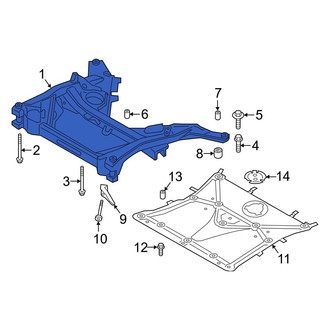 Toyota OE - Front Suspension Subframe Crossmember