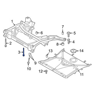 Toyota OE - Center Suspension Crossmember Bolt