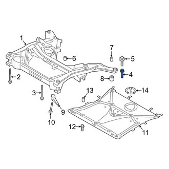 Toyota OE - Rear Suspension Crossmember Bolt