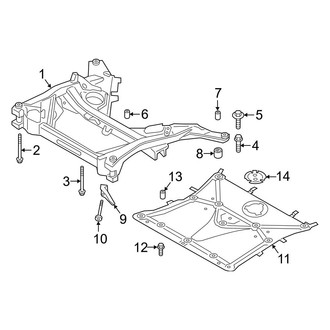 Toyota OE - Front Suspension - Suspension Mounting