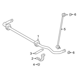 Toyota OE - Front Suspension - Stabilizer Bar & Components