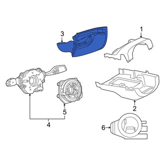 Toyota OE - Rear Steering Column Cover