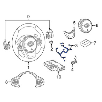 Toyota OE - Steering Wheel Wiring Harness