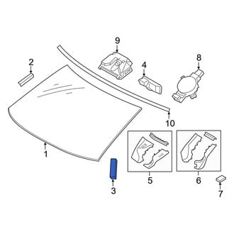 Toyota OE - Front Windshield Stopper
