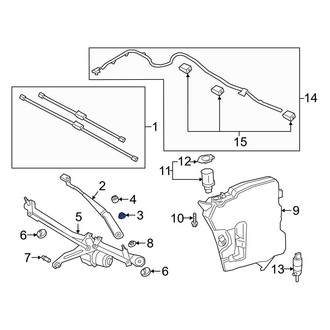 Toyota OE - Wiper Arm Nut
