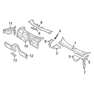 Toyota OE - Right Cowl Water Deflector