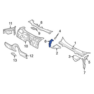Toyota OE - Right Cowl Panel Drain Hose