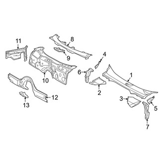Toyota OE - Cowl and Dash - Cowl (Panels and Components)