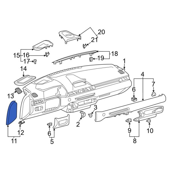 Instrument Panel Side Cover