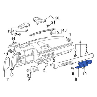Toyota OE - Center Instrument Panel Molding
