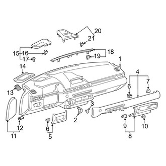 Toyota OE - Instrument Panel (Upper Components)