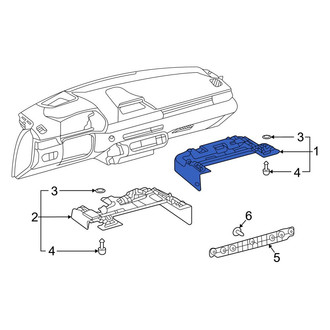 Toyota OE - Right Lower Instrument Panel Trim Panel