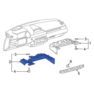 Toyota OE - Left Lower Instrument Panel Trim Panel