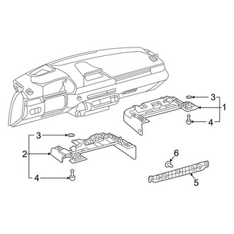 Toyota OE - Instrument Panel (Lower Components)