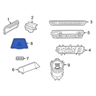 Toyota OE - Hazard Warning Switch