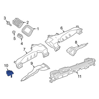 Toyota OE - Left Dashboard Air Vent