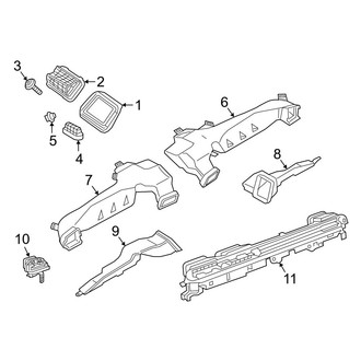 Toyota OE - Instrument Panel - Ducts