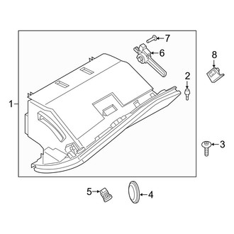 Toyota OE - Instrument Panel - Glove Box