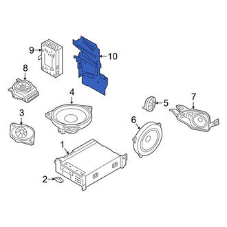 Toyota OE - Radio Amplifier Bracket