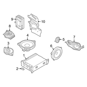 Toyota OE - Instrument Panel - Sound System